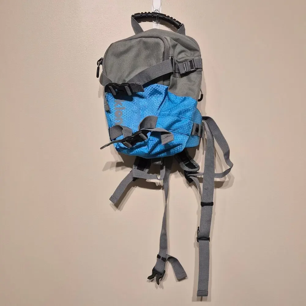 Sklon Youth Kids Ski & Snowboard Harness Trainer Backpack Blue Gray